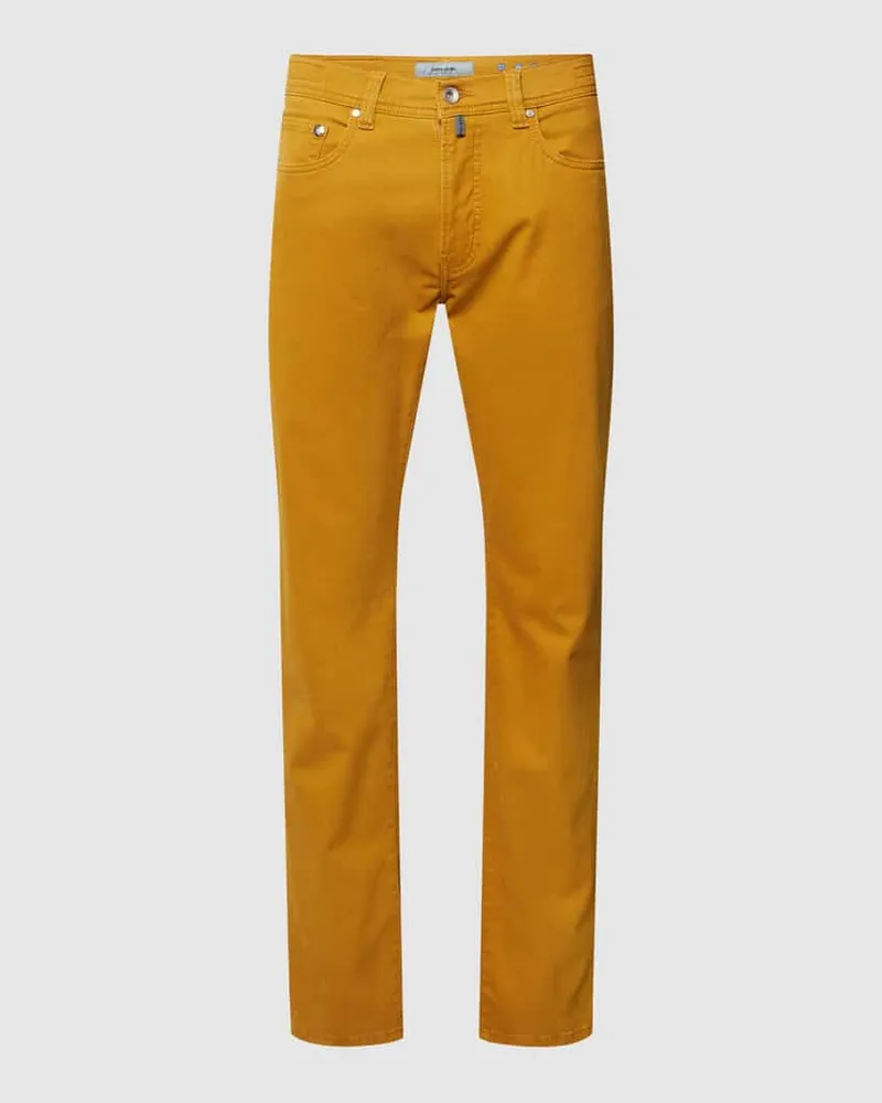 Pierre Cardin Smart Fit Chino mit Label-Detail Modell 'Lyon Camel