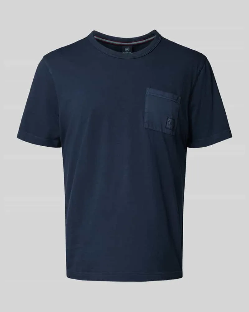 Lerros T-Shirt mit Rundhalsausschnitt Dunkelblau