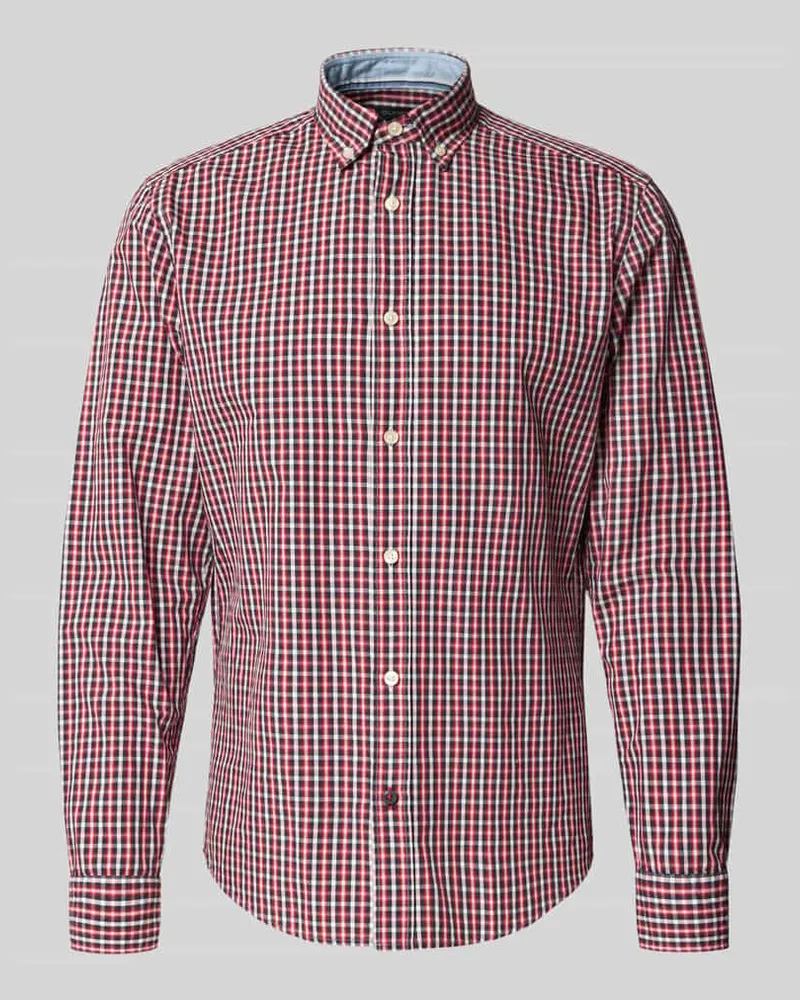 Olymp Regular Fit Freizeithemd mit Button-Down-Kragen 