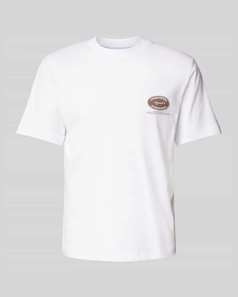 Jack & Jones T-Shirt mit Label-Print Modell 'BOSTON 