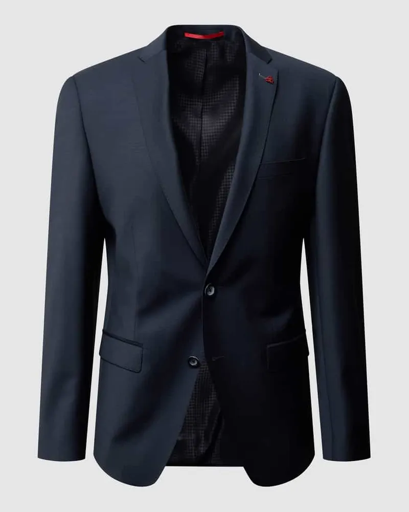 Roy Robson Slim Fit 2-Knopf-Sakko aus Schurwollmischung 