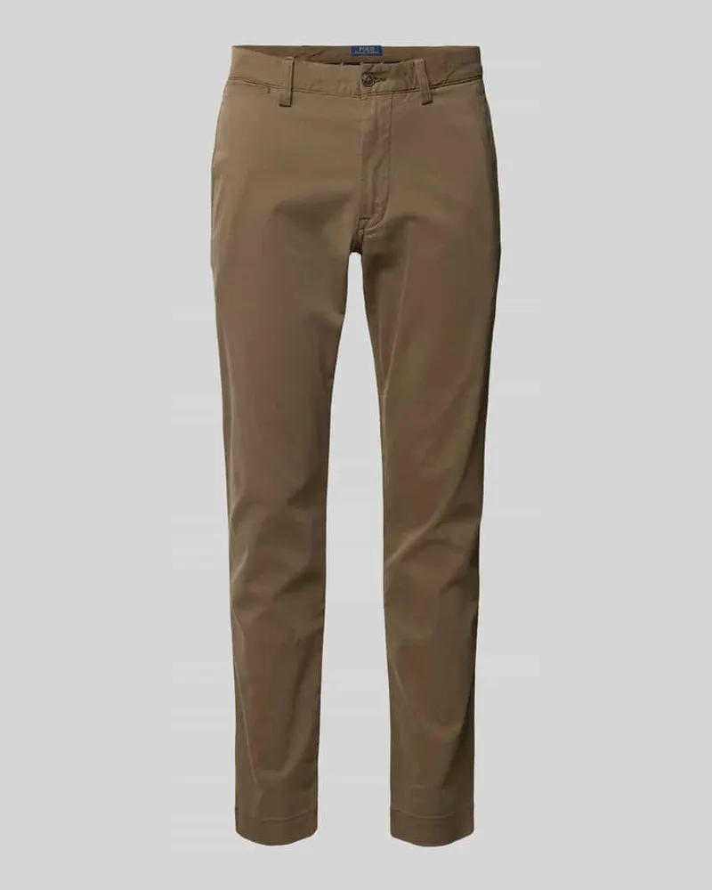 Ralph Lauren Slim Fit Chino mit Gesäßtasche Oliv