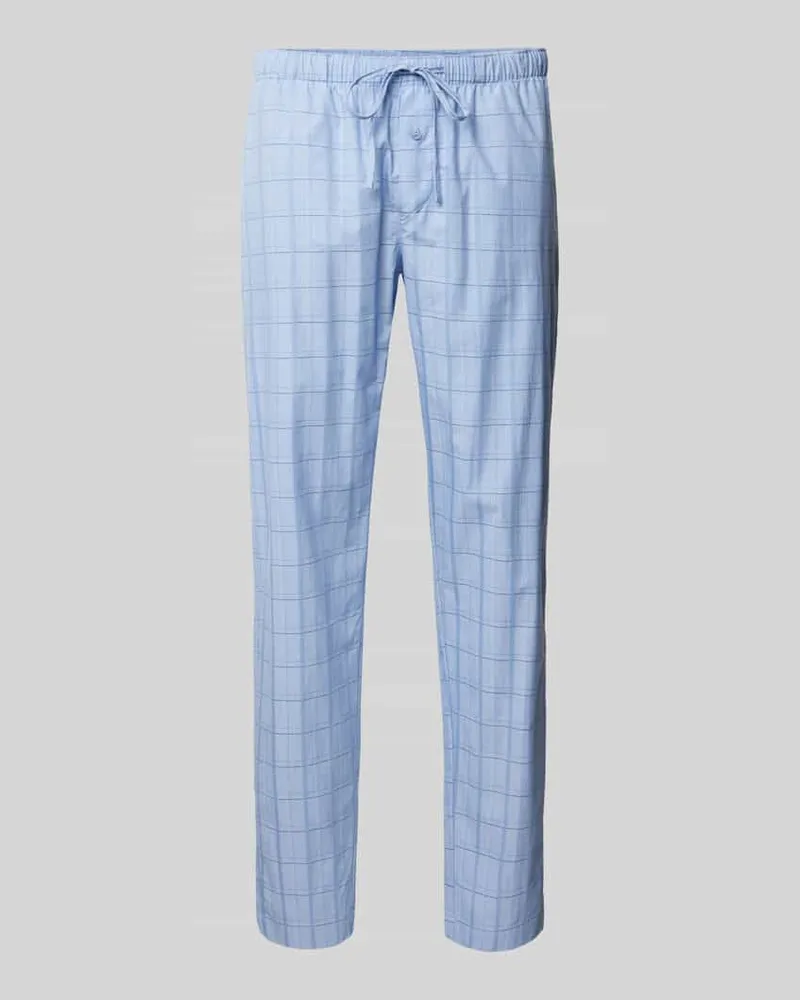 Hanro Straight Leg Pyjama-Hose mit elastischem Bund Modell 'Ian 