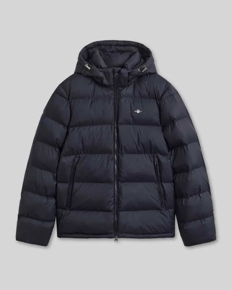 Gant Regular Fit Steppjacke mit Zweiwege-Reißverschluss Marine