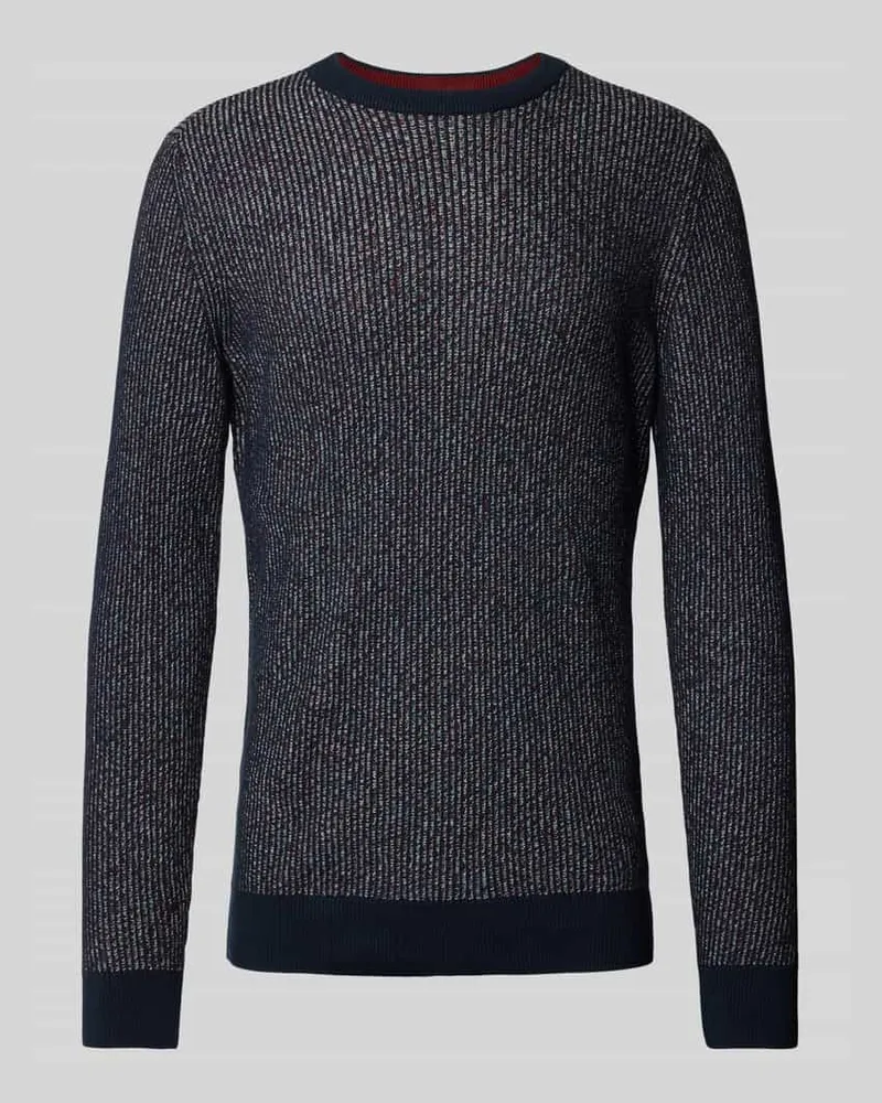 Tom Tailor Regular Fit Strickpullover aus atmungsaktiver und weicher Baumwolle 