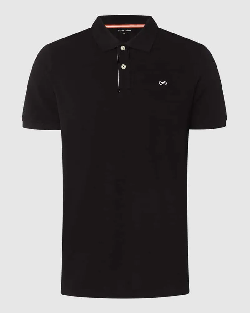 Tom Tailor Regular Fit Poloshirt mit Logo-Stitching Modell 'BASIC 