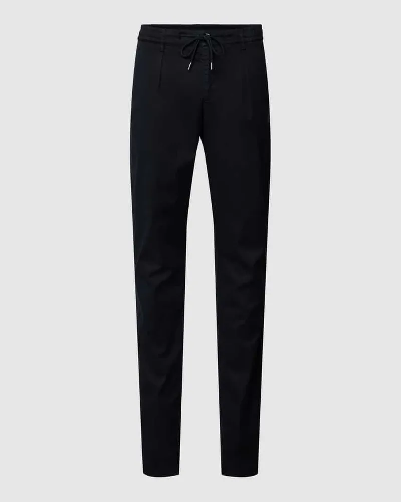 Profuomo Regular Fit Hose aus Lyocell-Mix 