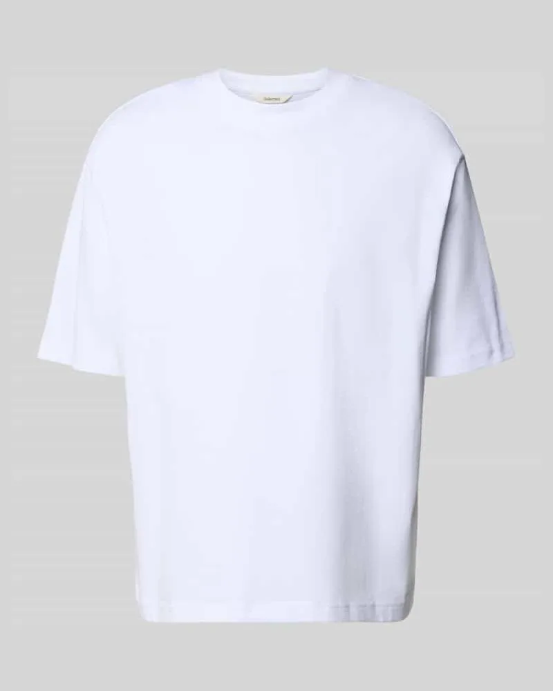Selected Homme Regular Fit T-Shirt aus reiner Baumwolle Modell 'RELAXASPEN Weiss