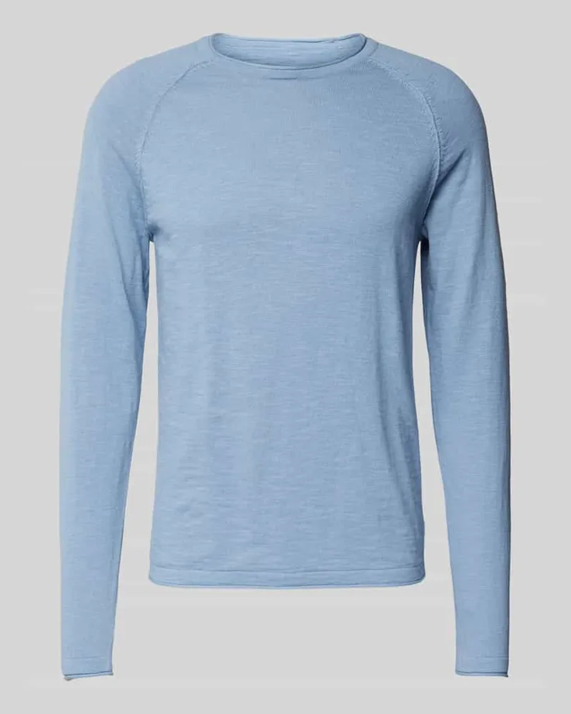 Jack & Jones Longsleeve mit geripptem Rundhalsausschnitt Modell 'BREEZE 
