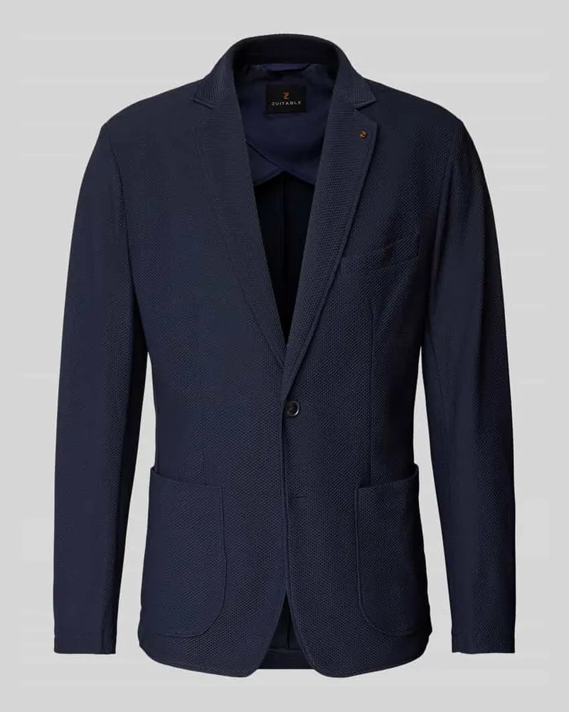 Zuitable Regular Fit Sakko mit Reverskragen Modell 'Bob Marine
