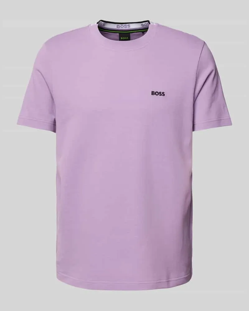 HUGO BOSS Regular Fit T-Shirt mit Label-Stitching Modell 'TADDY 