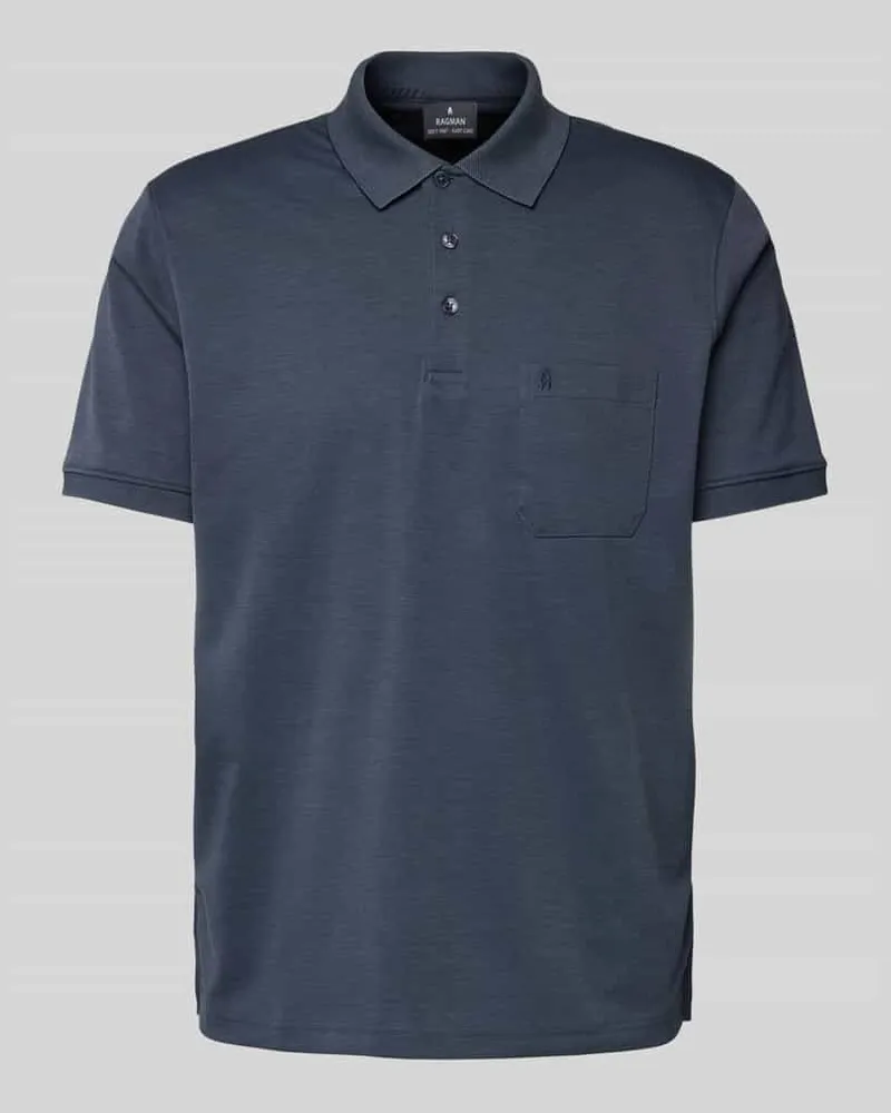Ragman Regular Fit Poloshirt mit Brusttasche 