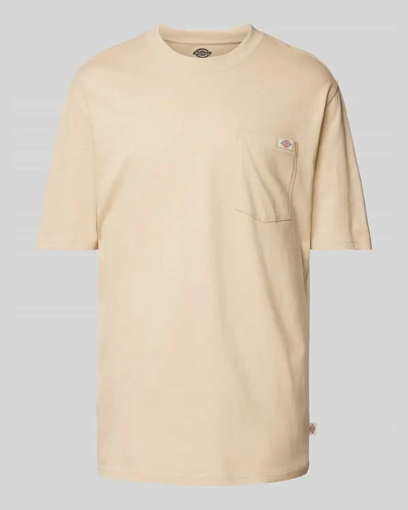 Dickies T-Shirt mit Brusttasche Modell 'LURAY Beige