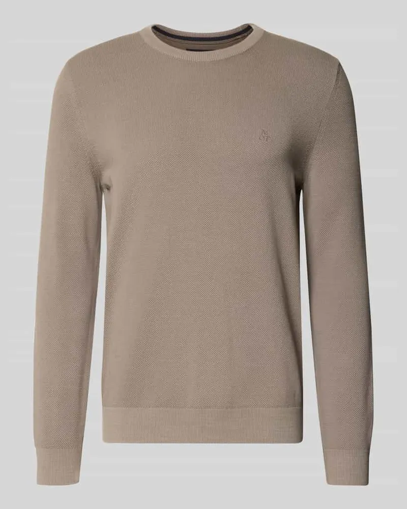 Marc O'Polo Regular Fit Pullover aus reiner Baumwolle Oliv