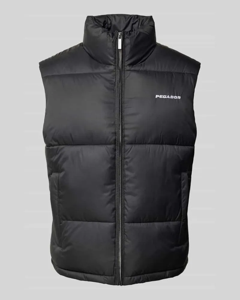 PEGADOR Steppweste mit Stehkragen Modell 'LANDIN Black