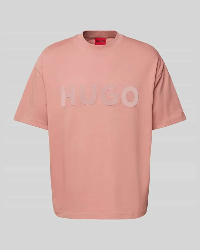 HUGO BOSS Oversized T-Shirt mit Label-Print Modell 'Dinkee 