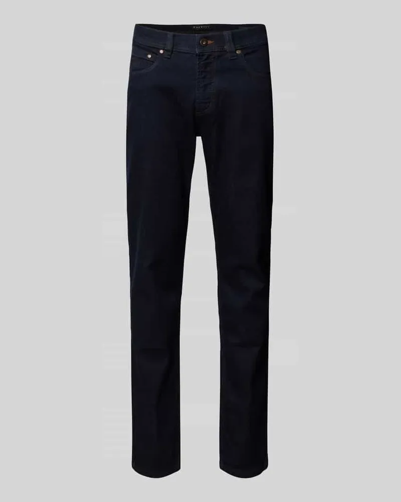 Bugatti Regular Fit Jeans mit Eingrifftaschen Marine