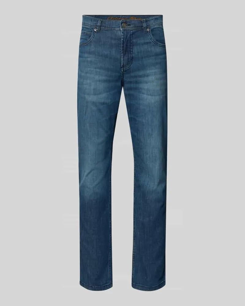 Christian Berg Jeans mit 5-Pocket-Design Royal