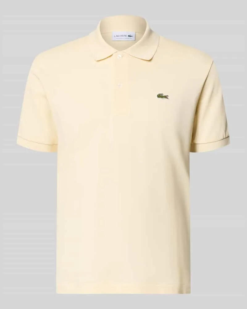 Lacoste Regular Fit Poloshirt aus Baumwoll-Mix Beige