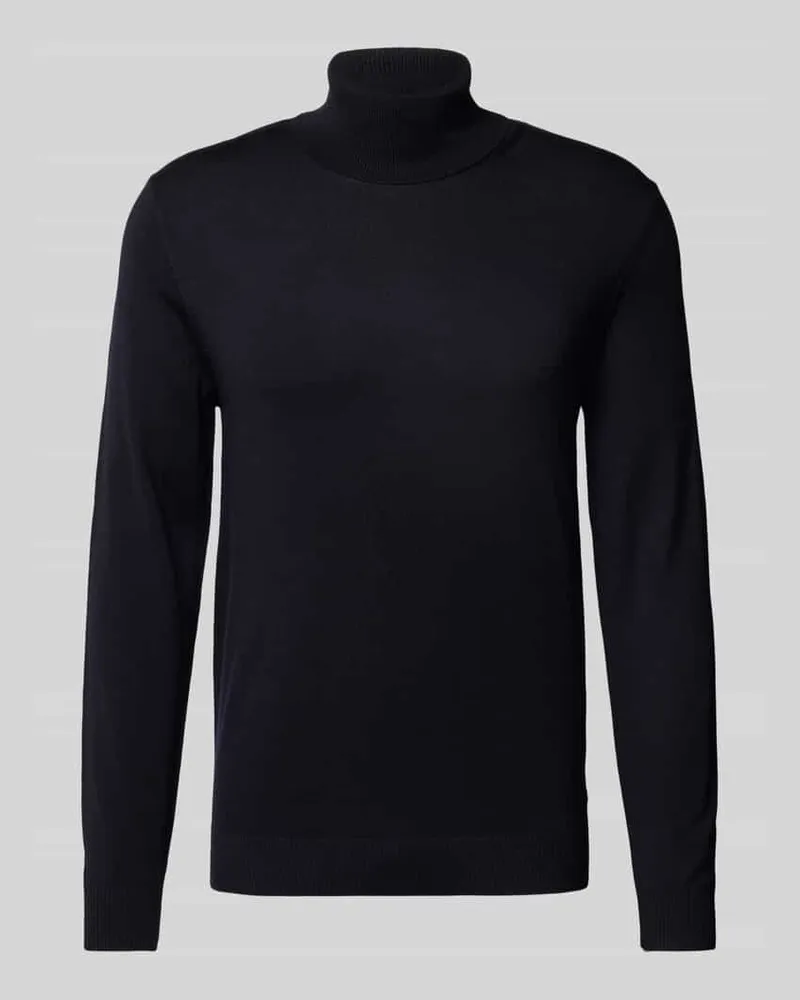 JOOP! Rollkragenpullover mit gerippten Abschlüssen Modell 'Donte 