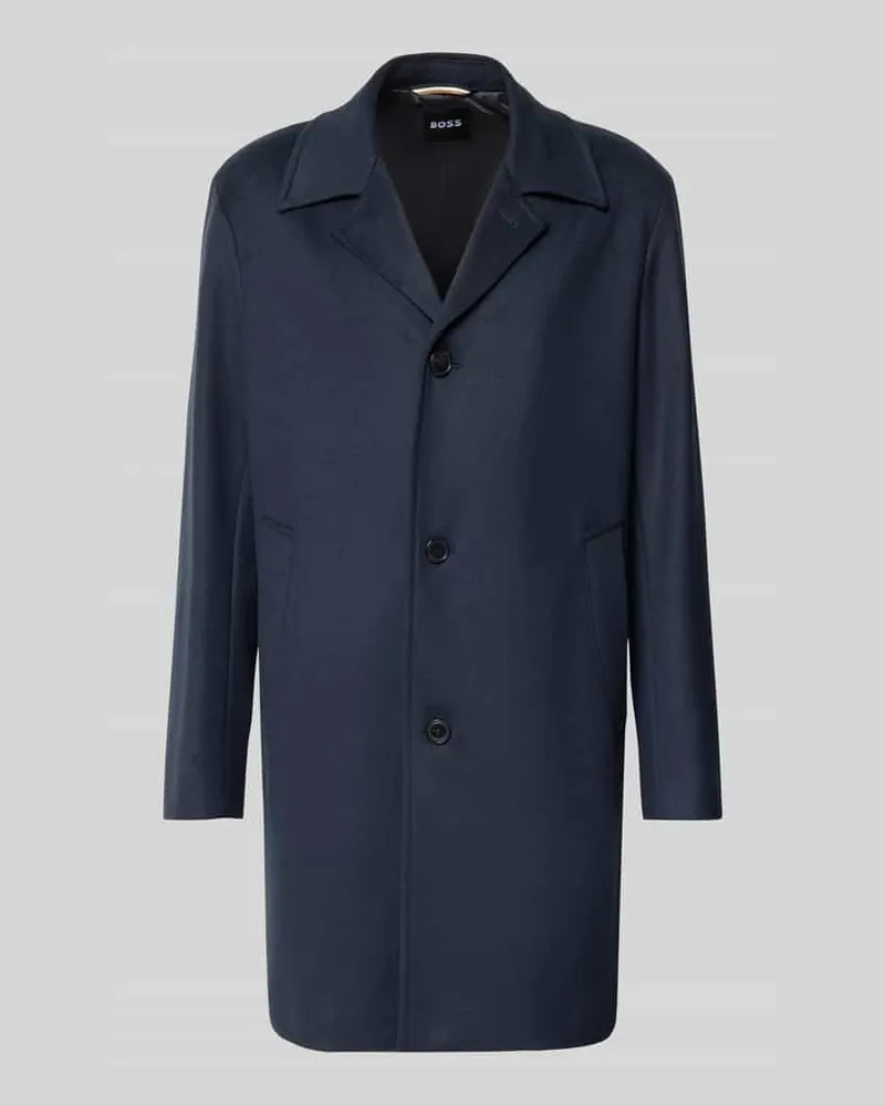HUGO BOSS Relaxed Fit Mantel mit Reverskragen Modell 'CLARK 