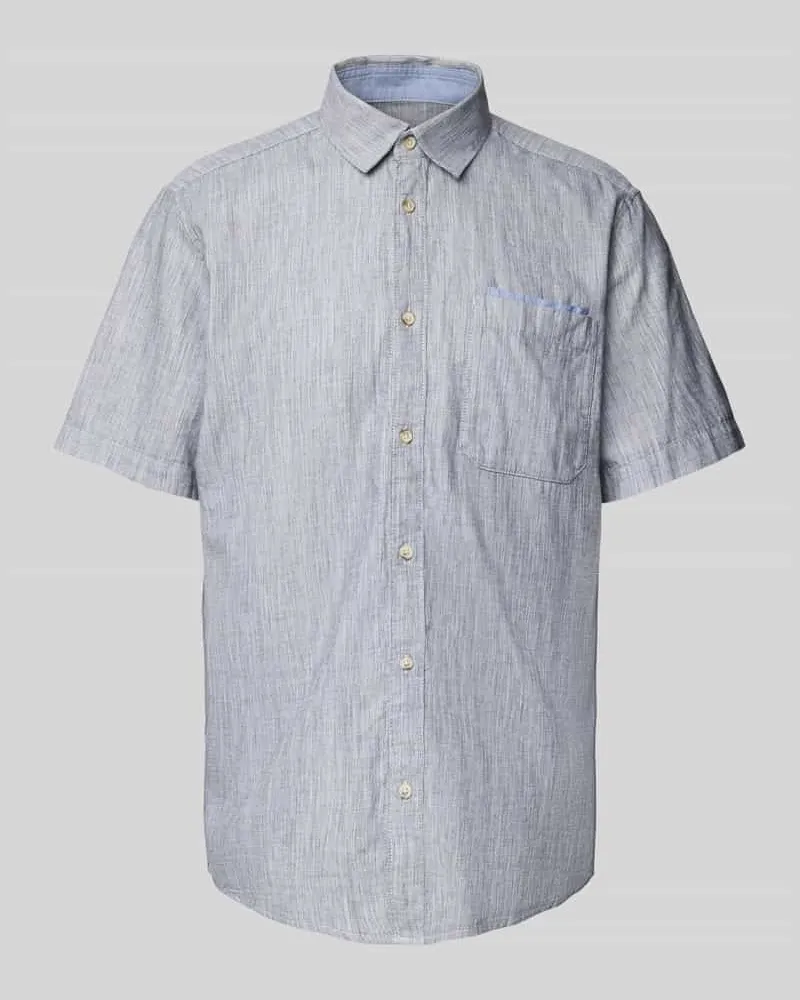 Tom Tailor Regular Fit Freizeithemd aus reiner Baumwolle 