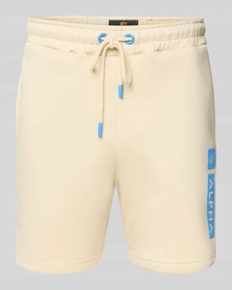 Alpha Industries Sweatshorts mit elastischem Bund und Tunnelzug 