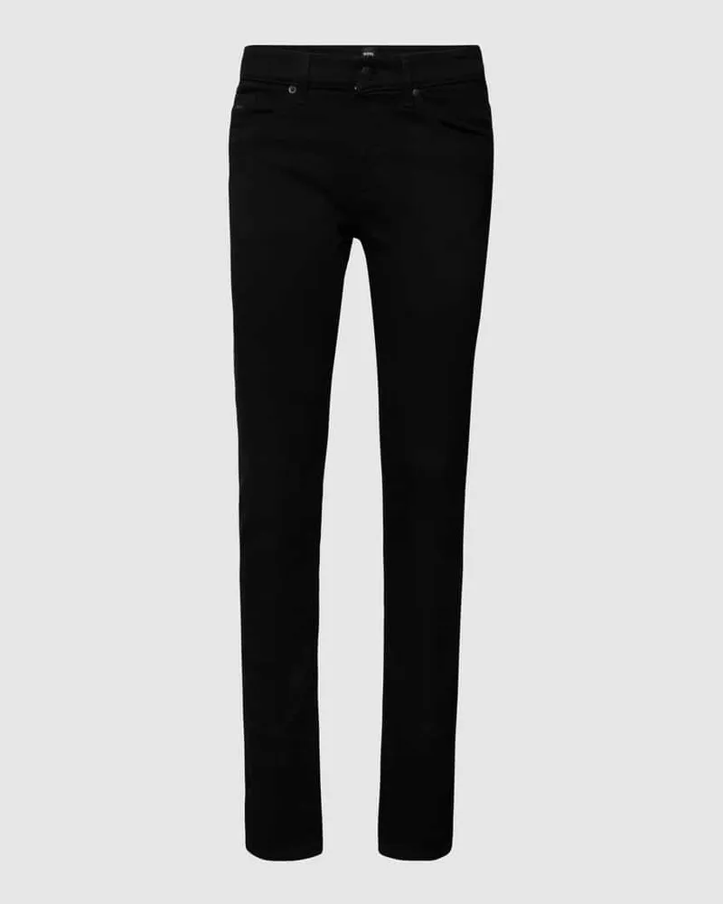 HUGO BOSS Slim Fit Jeans mit Stretch-Anteil Modell 'Delaware 