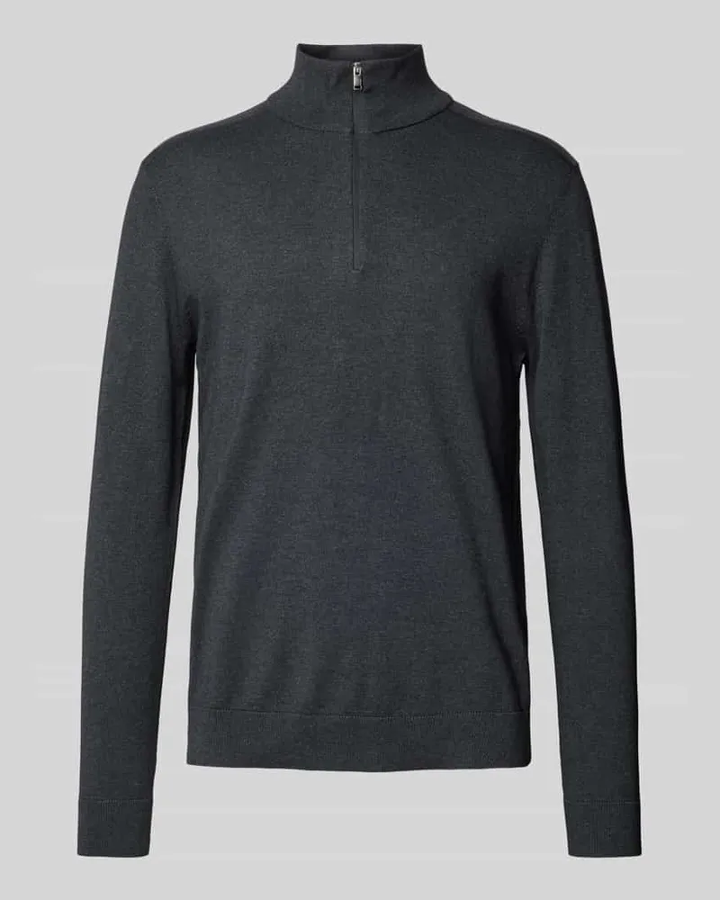 Selected Homme Strickpullover mit Stehkragen 