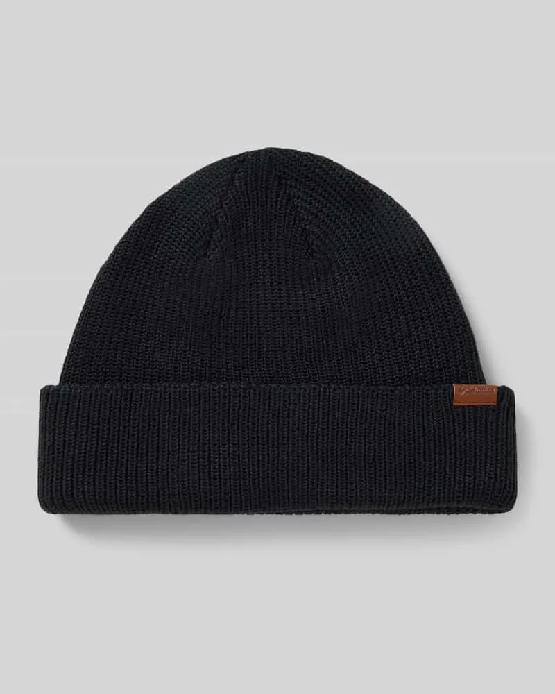 Columbia Sportswear Company Strickmütze mit Label-Detail Modell 'PORTSIDE FISHERMAN Black