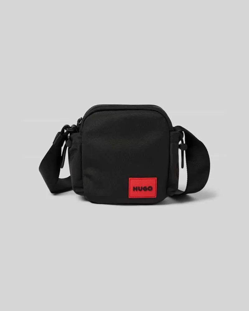 HUGO BOSS Umhängetasche mit Label-Patch Modell 'ETHON 3.0 NEW NSzip Black