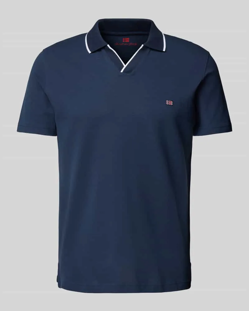 Christian Berg Regular Fit Poloshirt mit Logo-Stitching und Polokragen 