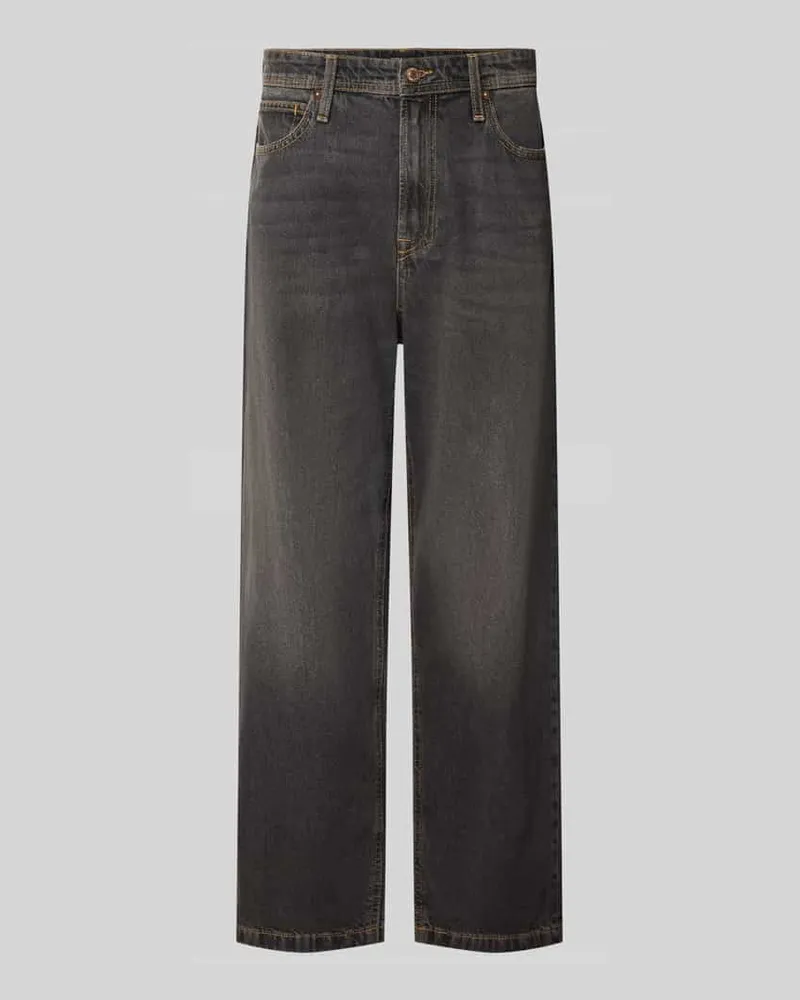 Jack & Jones Relaxed Fit Jeans mit Eingrifftaschen Modell 'ALEX Black