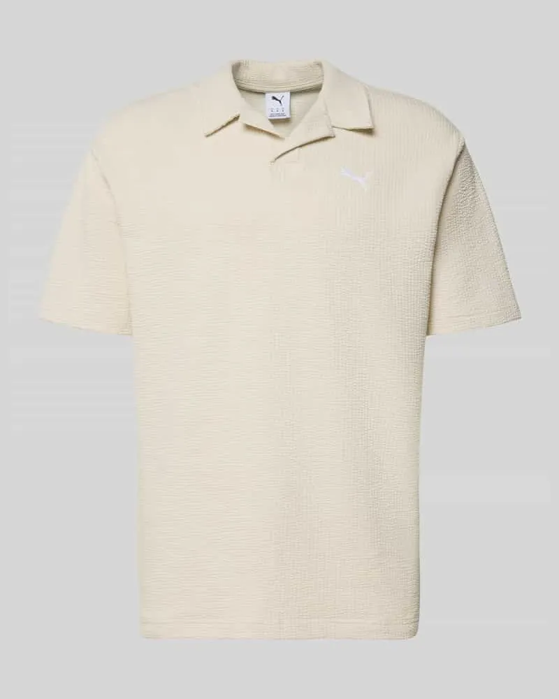 Puma Regular Fit T-Shirt mit Logo-Stitching Offwhite