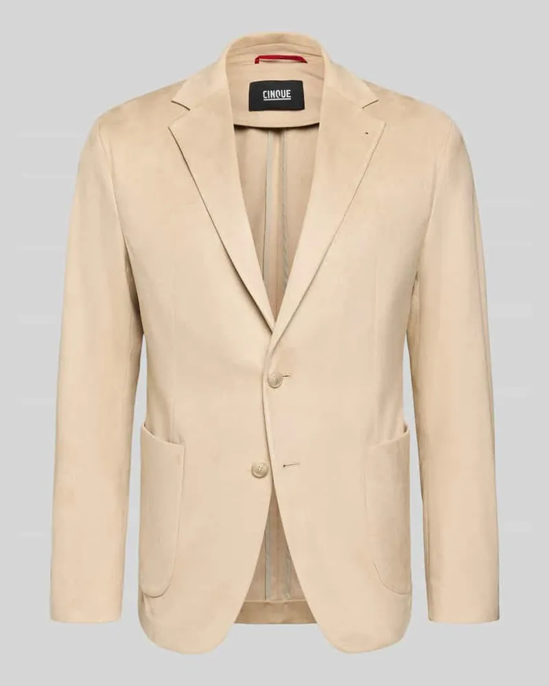 cinque Regular Fit Sakko mit Reverskragen Modell 'Benito Beige