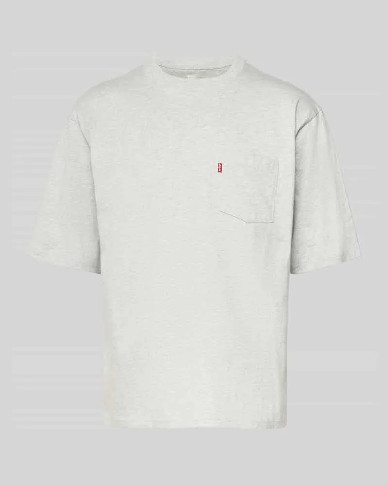 Levi's Relaxed Fit T-Shirt aus reiner Baumwolle Hellgrau