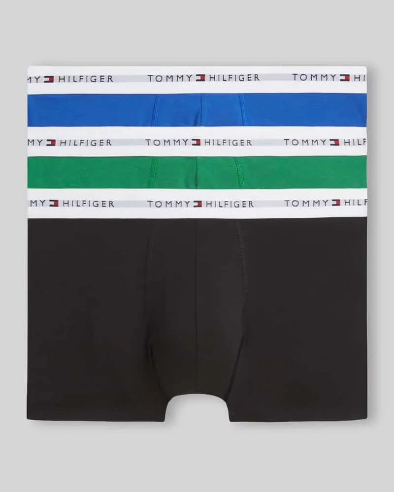 Tommy Hilfiger Boxer Brief aus Baumwoll-Mix im 3er-Pack Modell '3P BOXER BRIEF Gruen