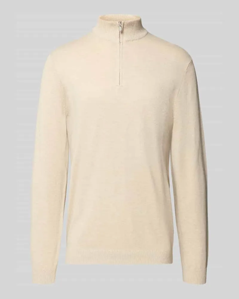 Only & Sons Regular Fit Troyer aus Baumwoll-Viskose-Mix Modell 'LOUI 