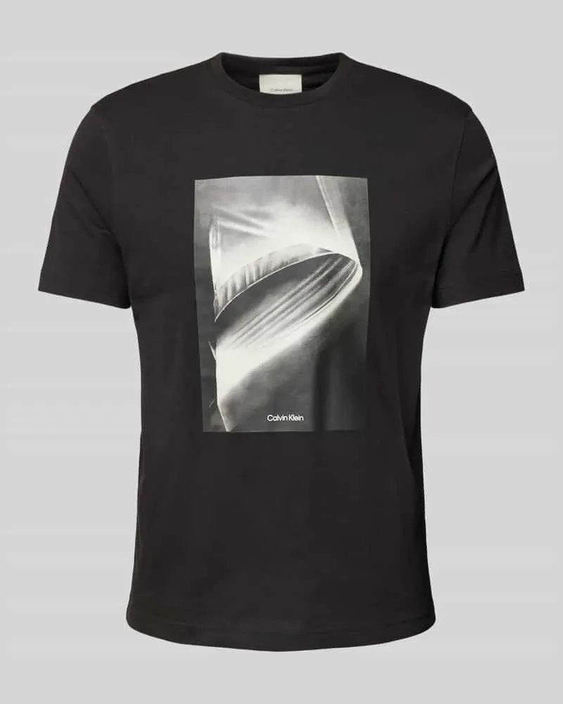 Calvin Klein T-Shirt mit Label-Print 