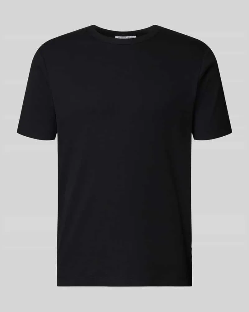 Marc O'Polo Regular Fit T-Shirt aus Baumwoll-Mix Black