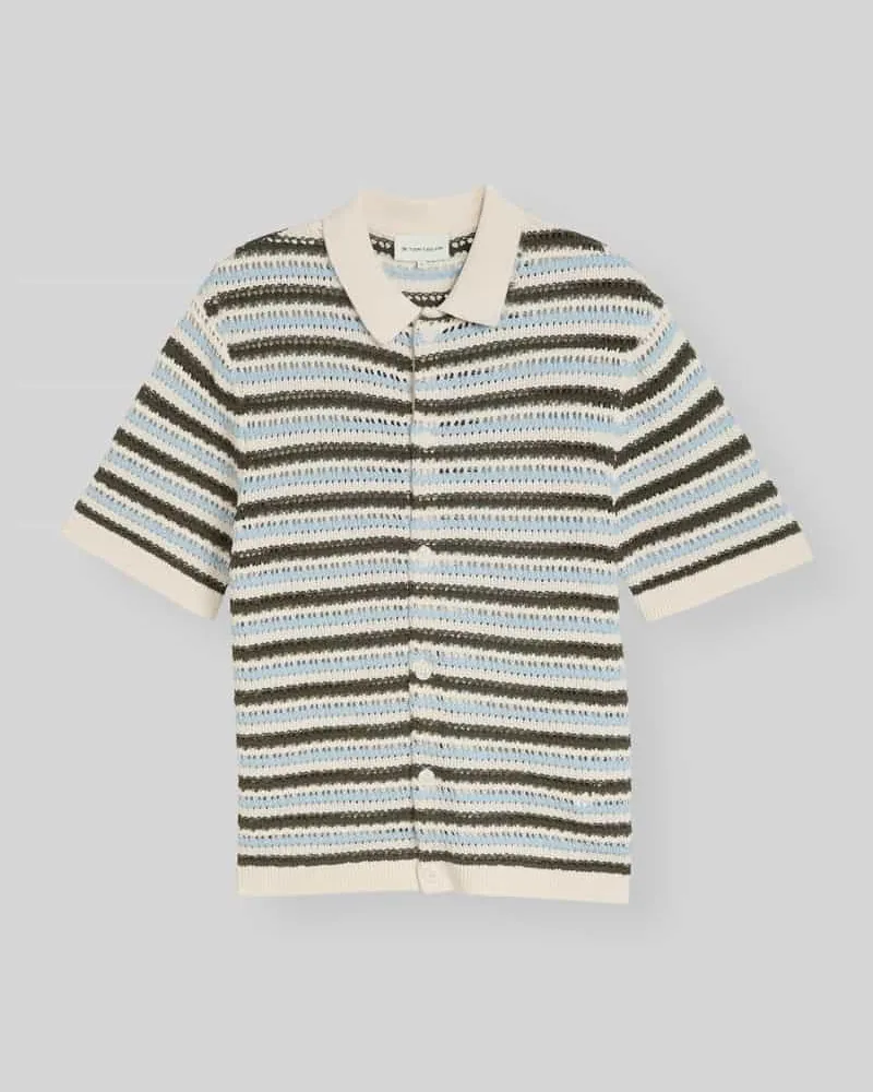 Tom Tailor Regular Fit Poloshirt aus reiner Baumwolle Hellblau