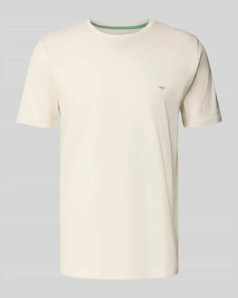 Fynch-Hatton T-Shirt mit Label-Stitching 