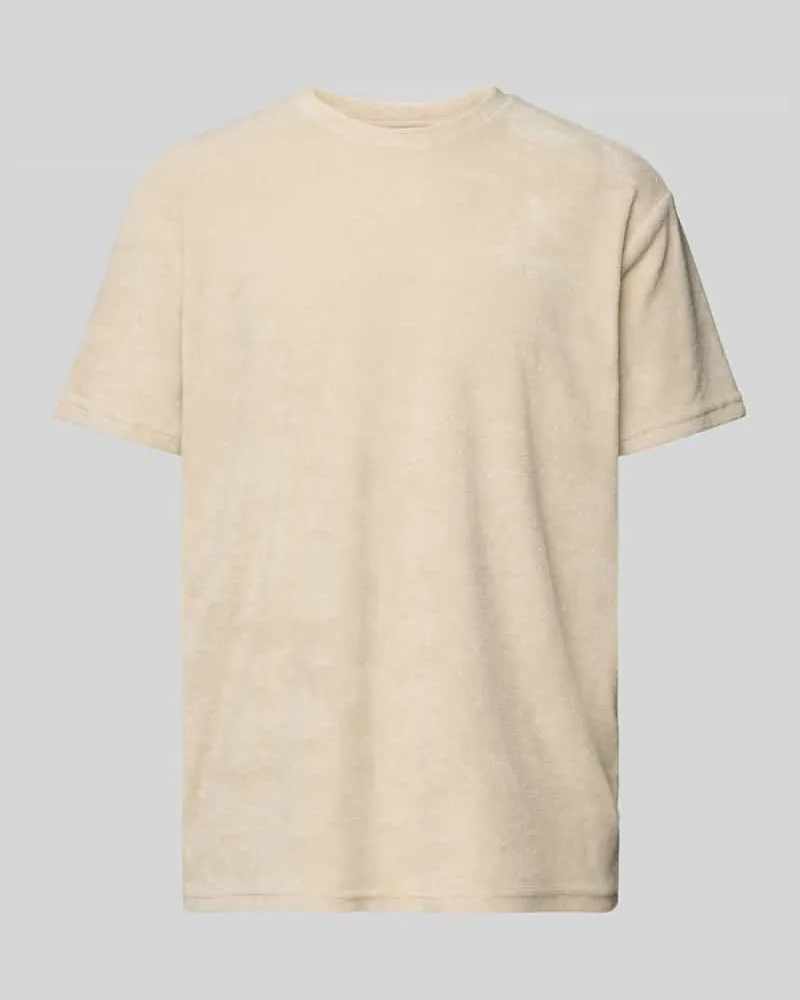 Only & Sons T-Shirt mit geripptem Rundhalsausschnitt Modell 'HELLAS 