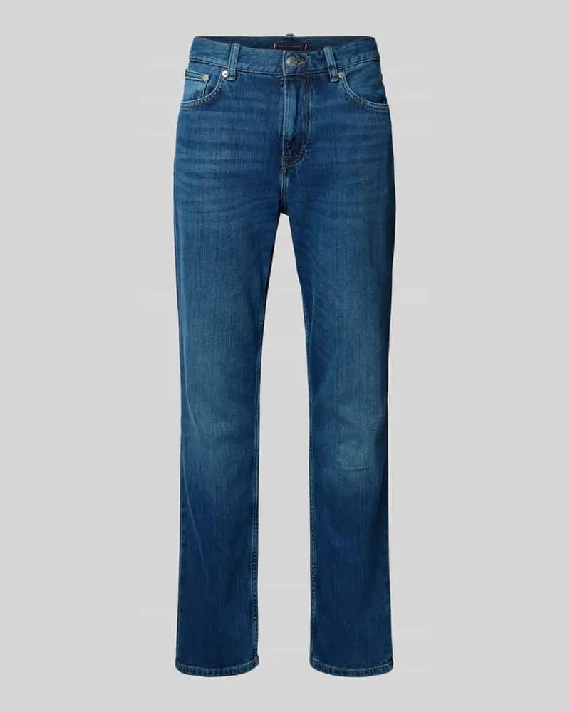 Tommy Hilfiger Straight Fit Jeans aus Baumwoll-Mix 