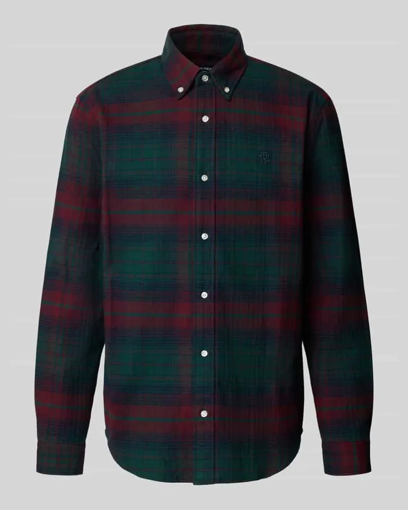 McNeal Regular Fit Freizeithemd mit Button-Down-Kragen Neon