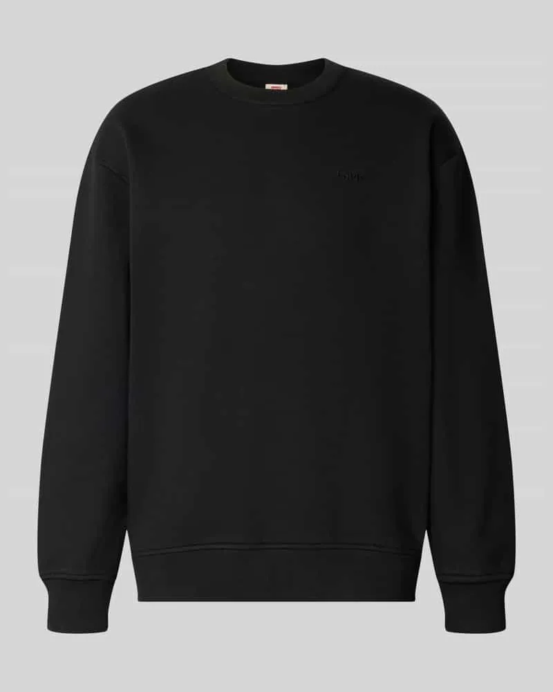 Levi's Relaxed Fit Sweatshirt aus Baumwoll-Mix Black