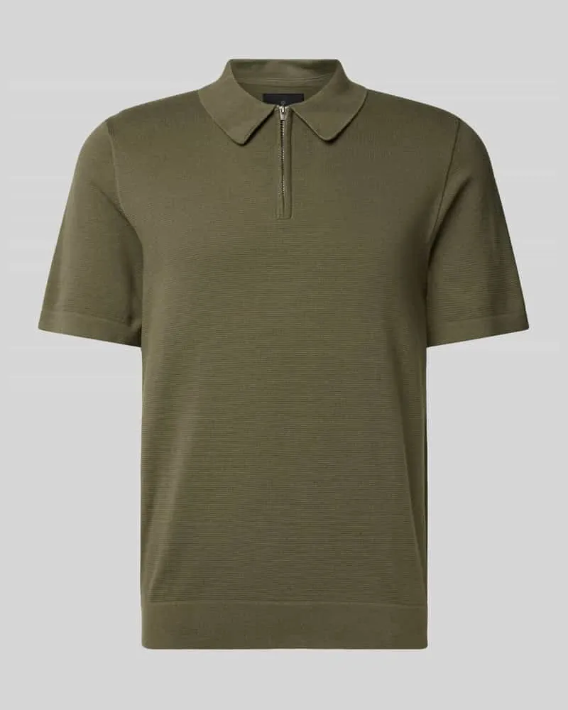Jack & Jones Regular Fit Poloshirt mit Label-Detail Modell 'MILANO SPRING Oliv