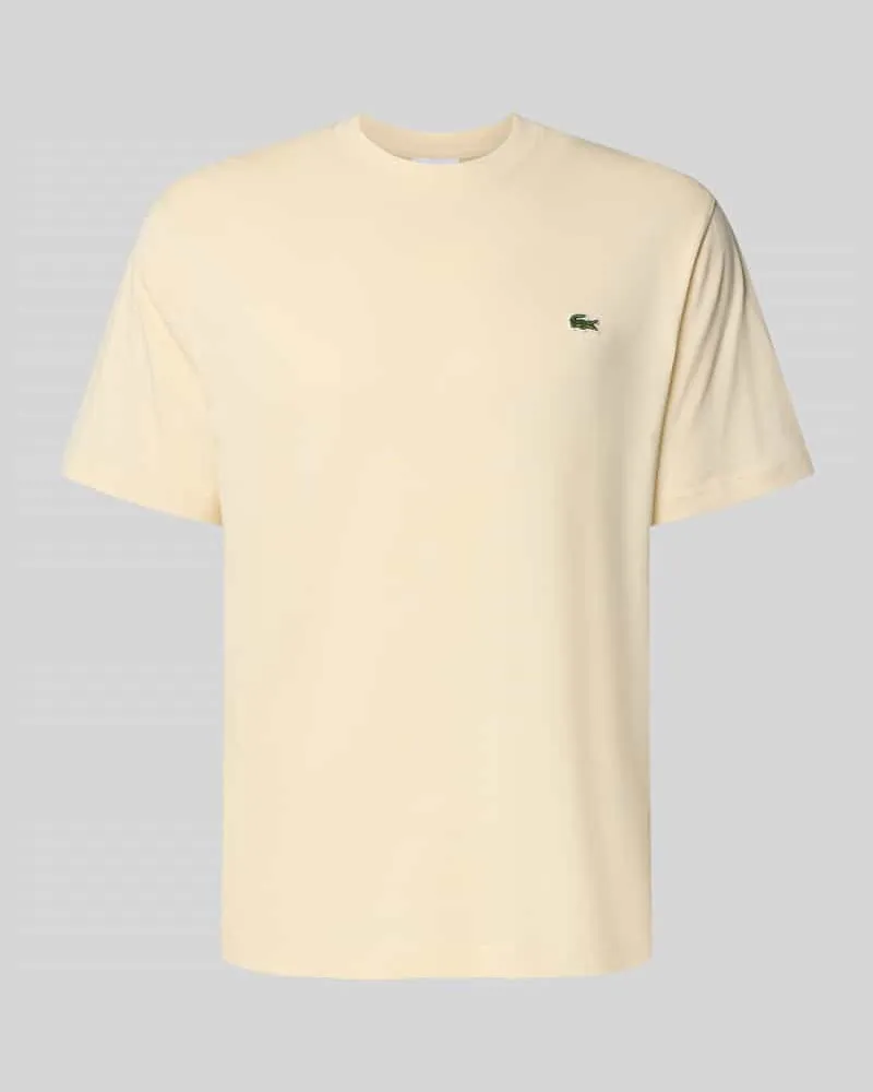 Lacoste Regular Fit Poloshirt aus reiner Baumwolle Beige