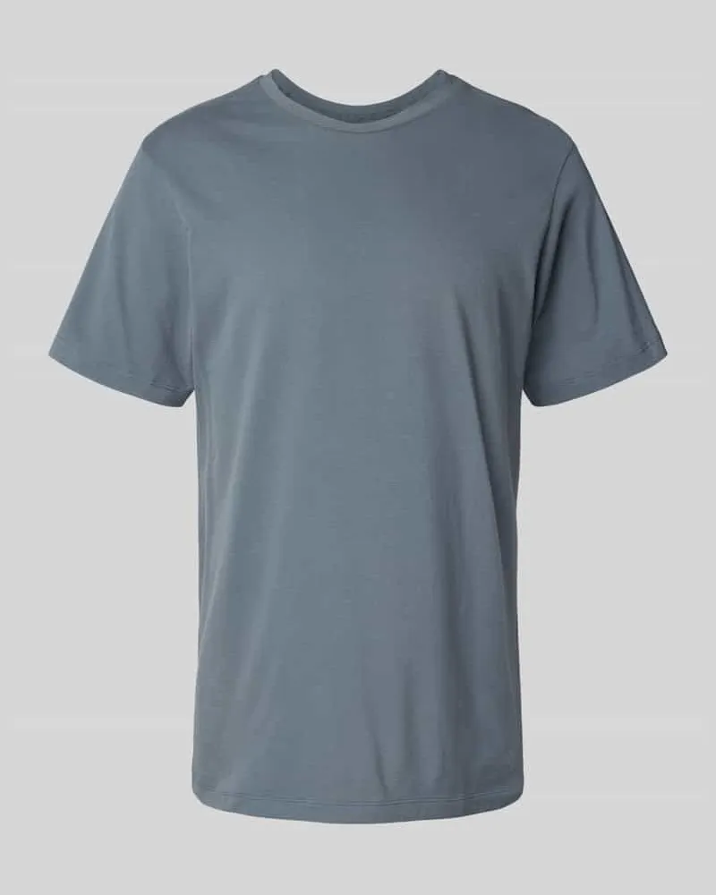 Superdry. T-Shirt mit geripptem Rundhalsausschnitt 