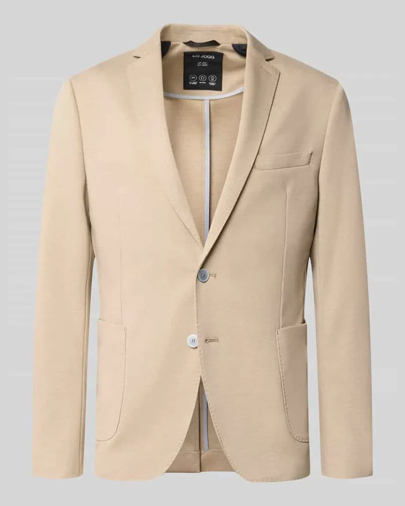 S.Oliver 2-Knopf-Sakko mit Viskose-Anteil Beige